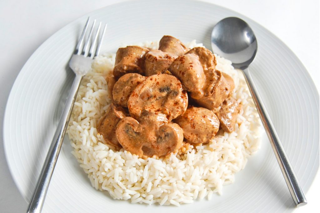 Sausage Stroganoff Musk's British Sausages